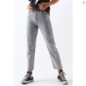 PacSun Gray High Rise Straight Jeans